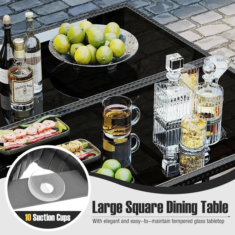9 Piece Patio Dining Set