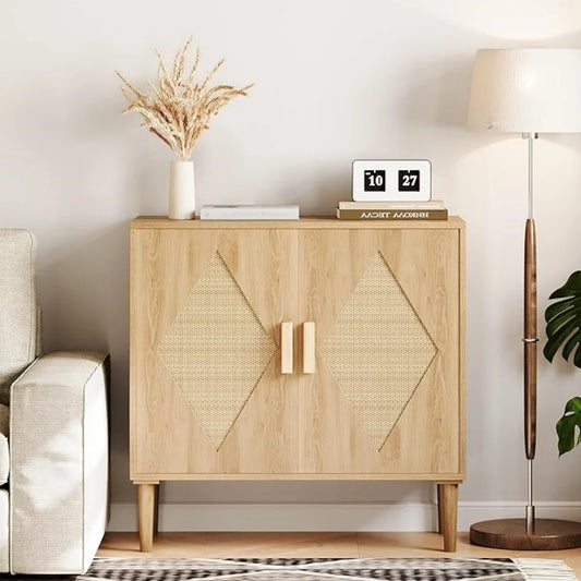 Modern Rattan Sideboard