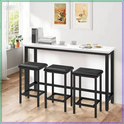 Black 4-PC Bar Table Set
