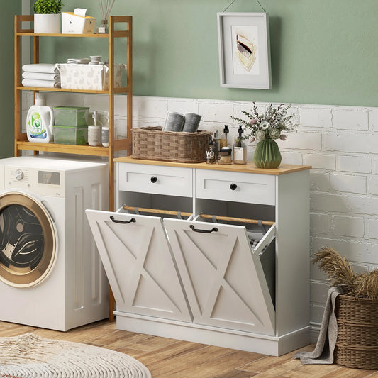 Laundry Hamper Cabinet