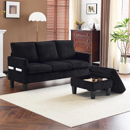 Couch with Ottoman