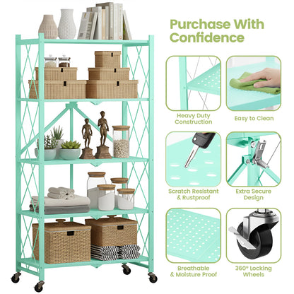 5-Tier Storage Shelf Organizer