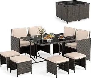 9 Piece Patio Dining Set