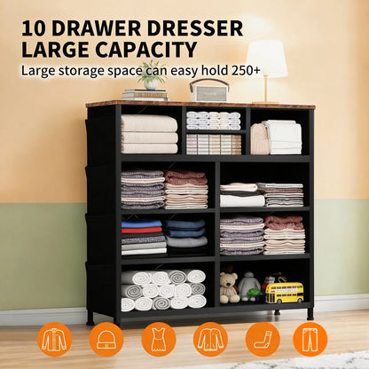 10 Drawer Dresser