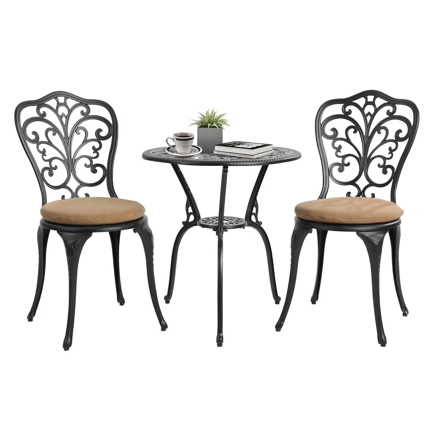 3pc Cast Iron Bistro Set