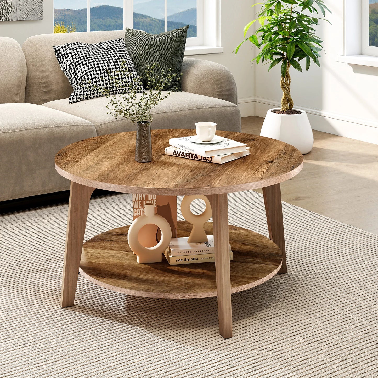 Modern Wood Coffee Table