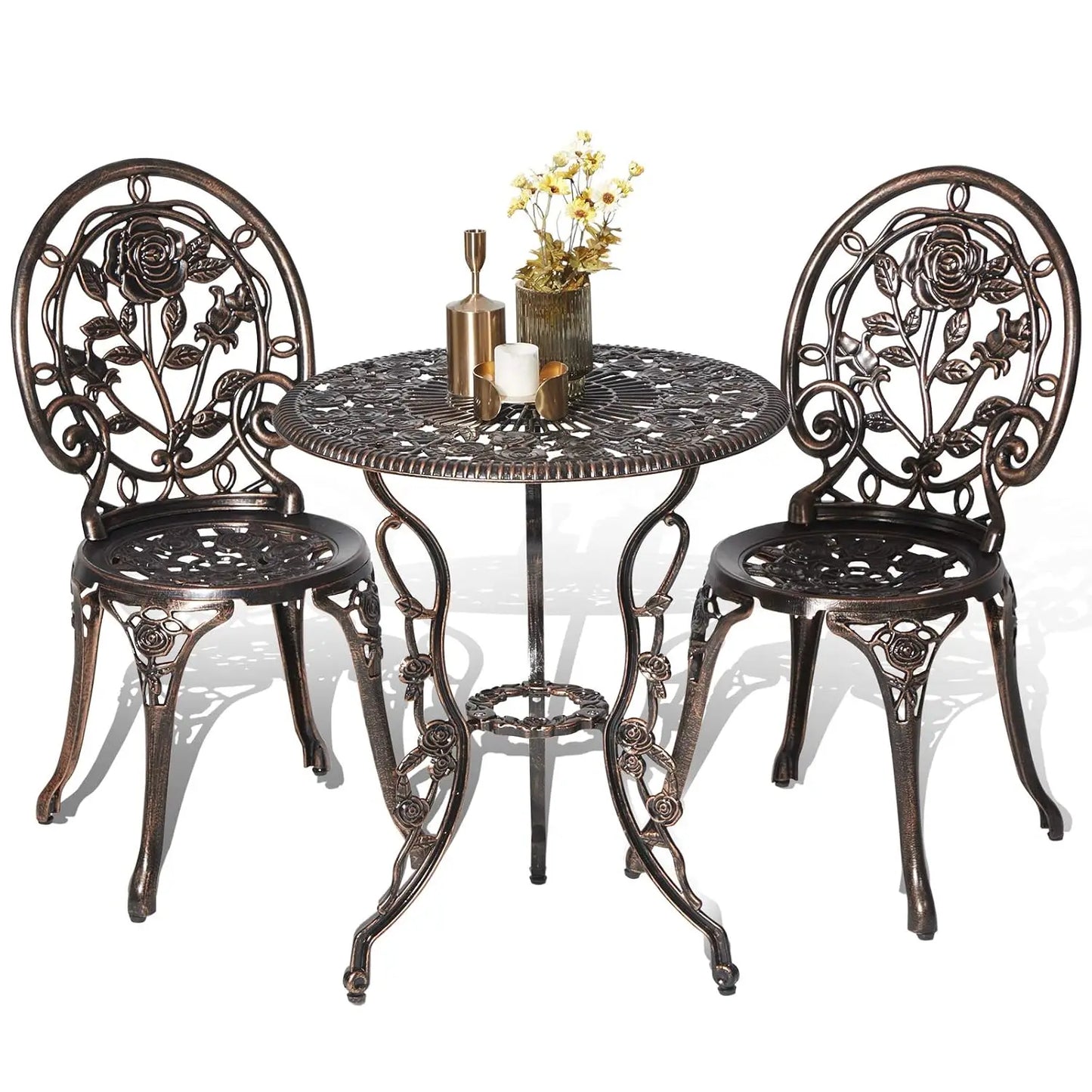 3pc Cast Iron Bistro Set