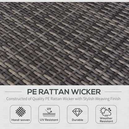 7pc Rattan Sectional Sofa