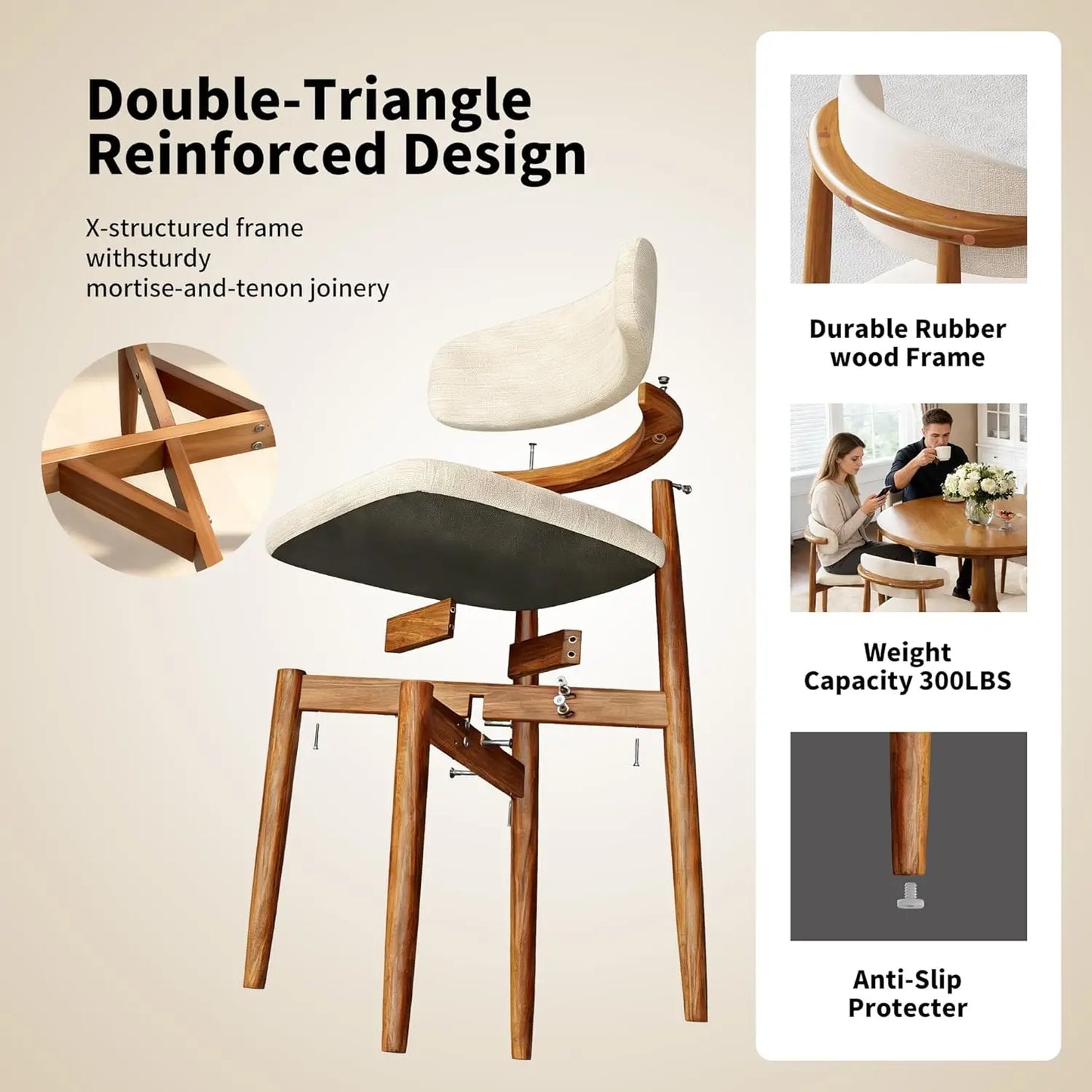 Set of 8 Modern Dining Chairs