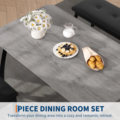 4 Piece Dining Set for Small Spaces