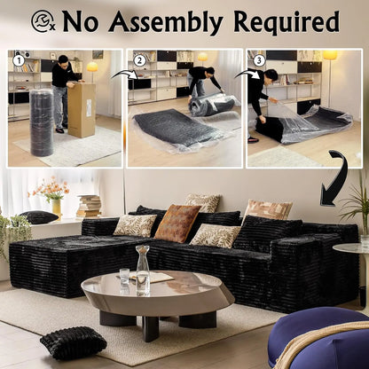 104" Modular Sofa with Deep Seat Comfort