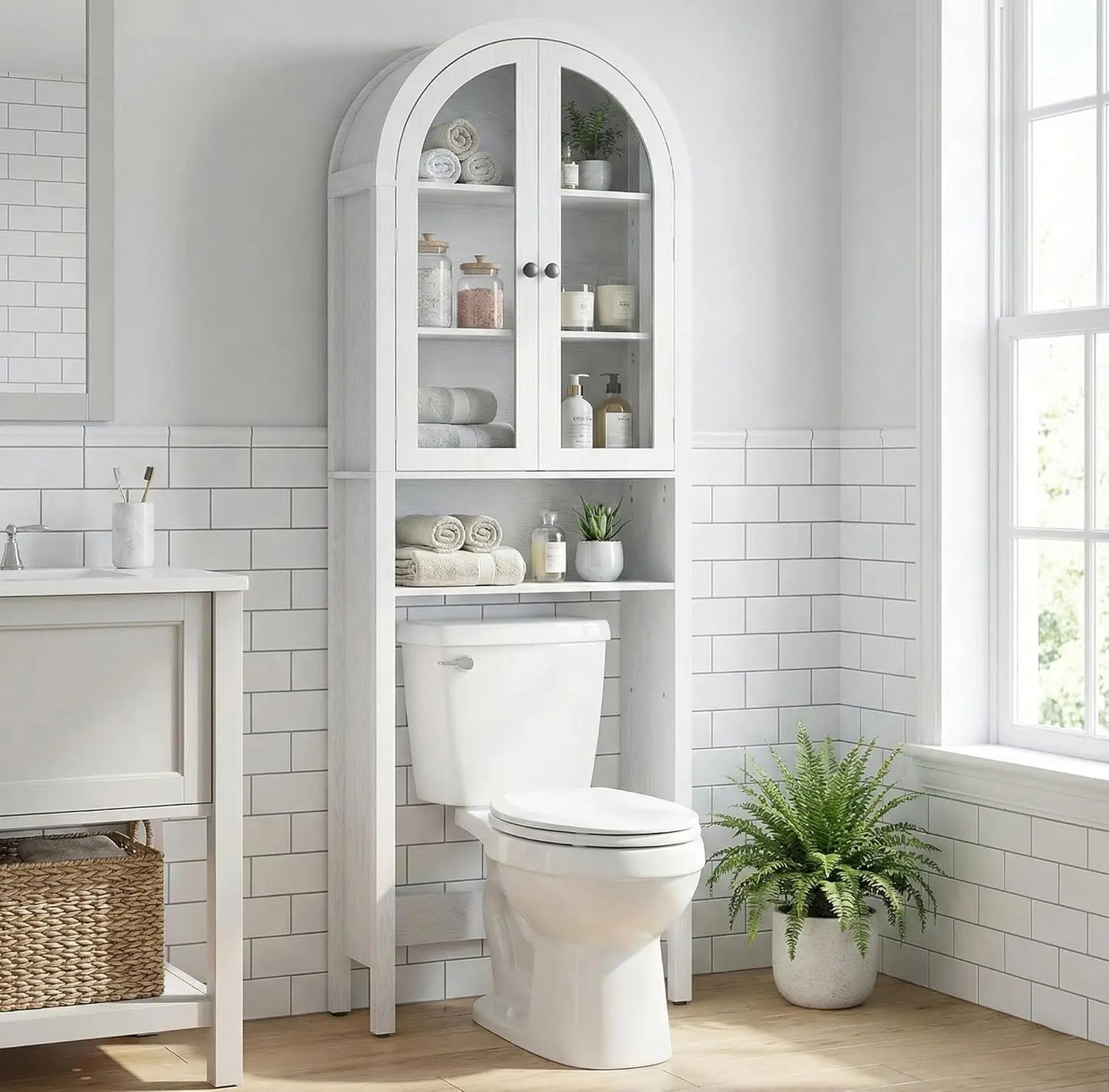 Arched Storage Cabinet